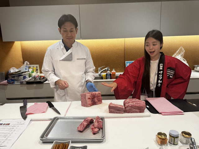 Sélection et découpe des pièces de Wagyu au Japon
